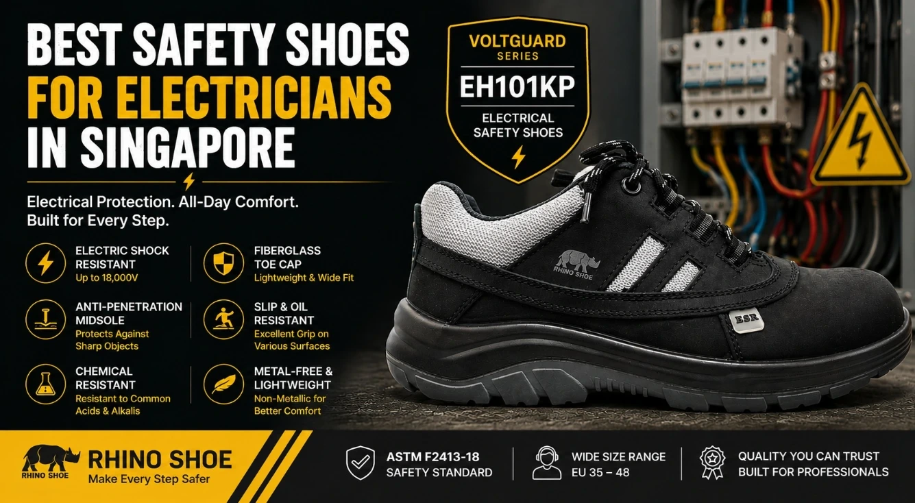 Best Safety Shoes for Electricians in Singapore