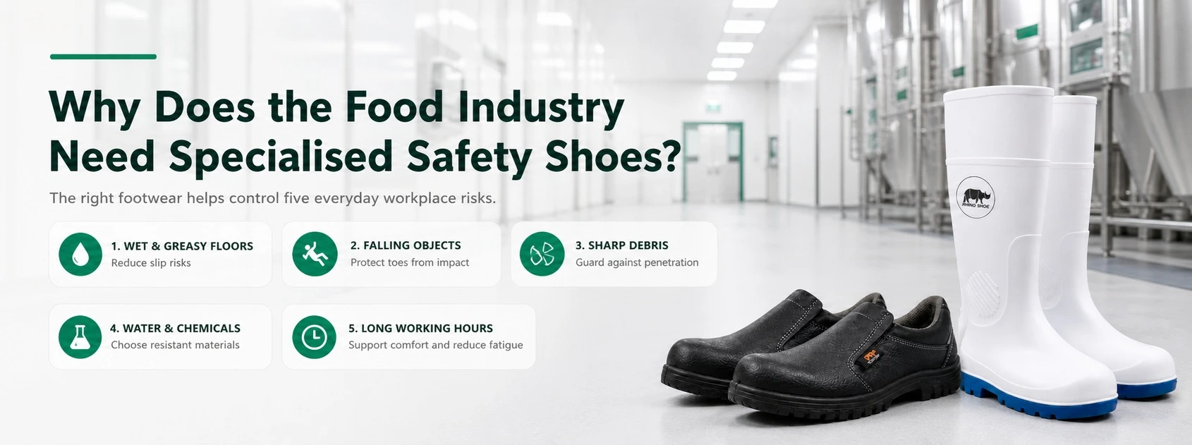 Best Safety Shoes for the Food Industry in Singapore