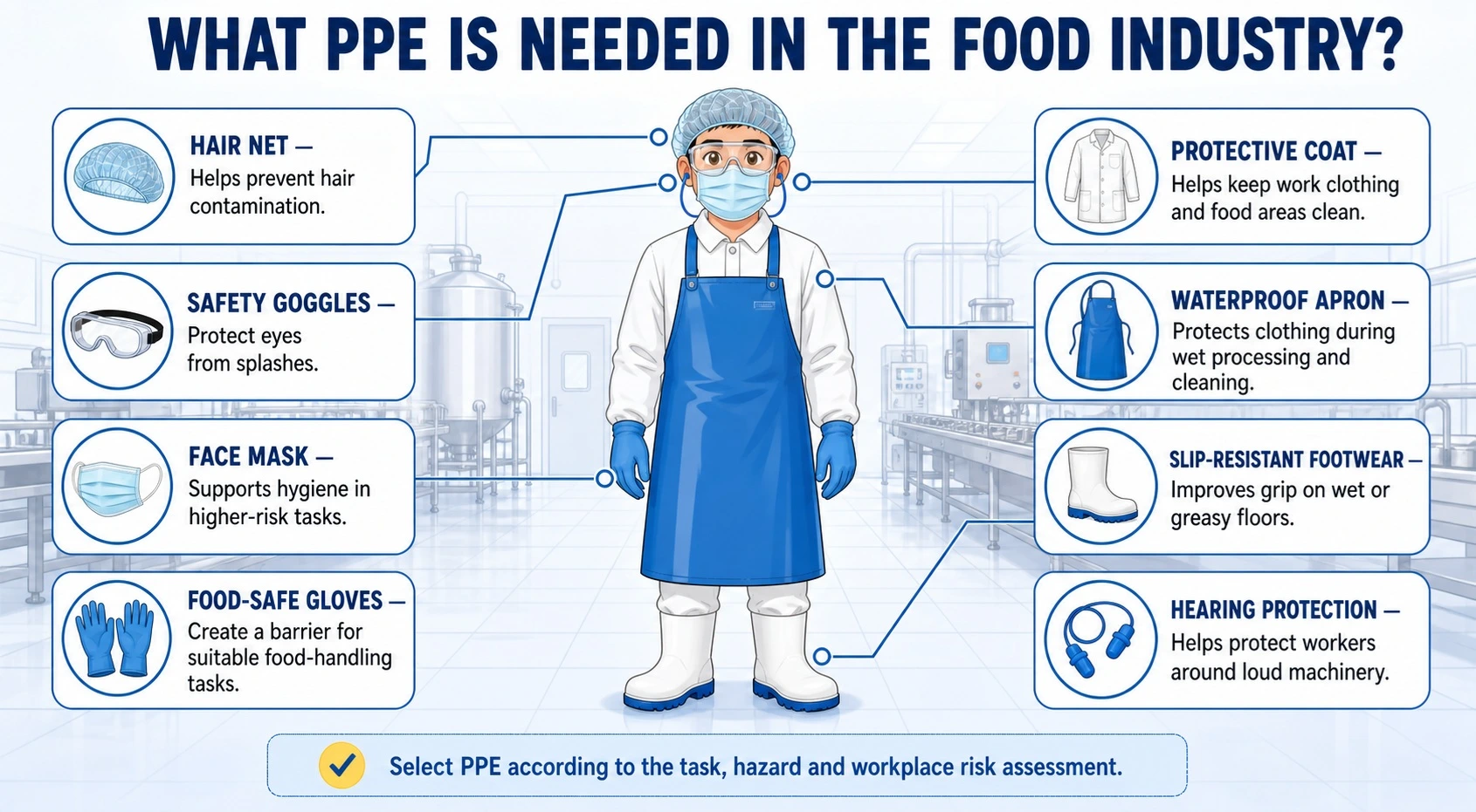PPE for the food industry in Singapore