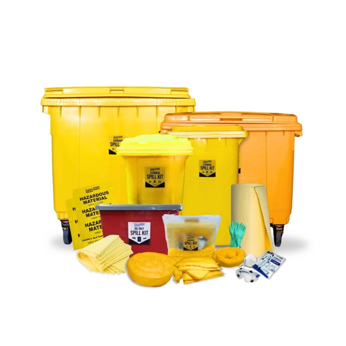 Chemical hazmat spill kit